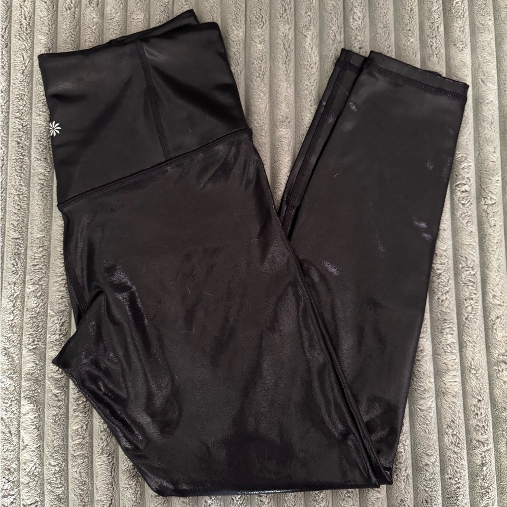 Athleta Elation Black Shine Tight Legging